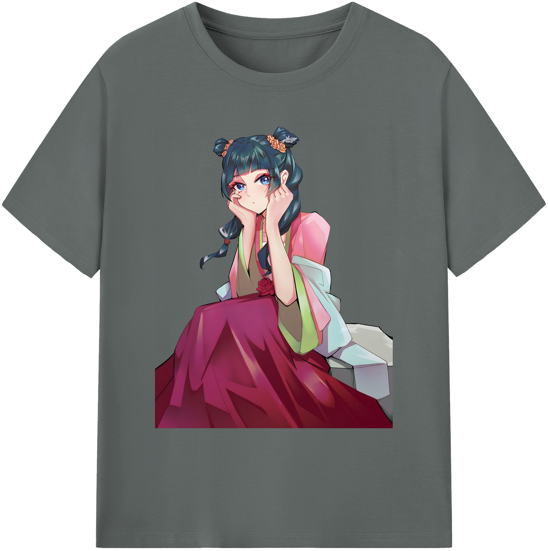 （画像用） 薬屋のひとりごと The Apothecary Diaries 綿100％ メンズ半袖Tシャツ｜肌触りやわらか＆通気性